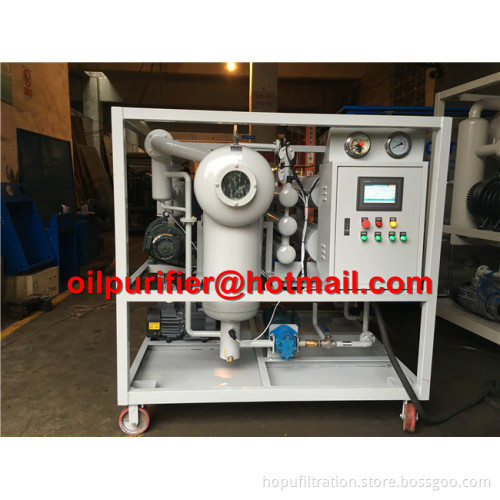 Single stage Transformer Oil Purifier machine, low vacuum insulation oil treatment plant